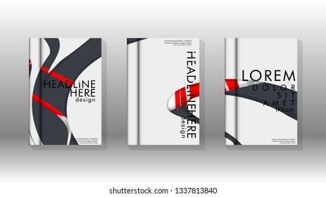 Abstract cover with liquid elements. book design concept. Futuristic business layout. Digital poster template. Design Vector - eps10