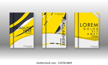 Abstract cover with liquid elements. book design concept. Futuristic business layout. Digital poster template. Design Vector - eps10