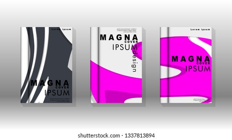 Abstract cover with liquid elements. book design concept. Futuristic business layout. Digital poster template. Design Vector - eps10