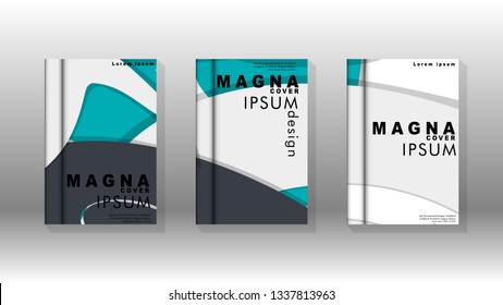 Abstract cover with liquid elements. book design concept. Futuristic business layout. Digital poster template. Design Vector - eps10