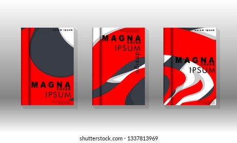Abstract cover with liquid elements. book design concept. Futuristic business layout. Digital poster template. Design Vector - eps10