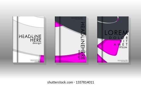 Abstract cover with liquid elements. book design concept. Futuristic business layout. Digital poster template. Design Vector - eps10