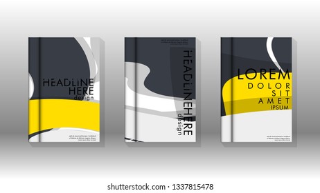 Abstract cover with liquid elements. book design concept. Futuristic business layout. Digital poster template. Design Vector - eps10