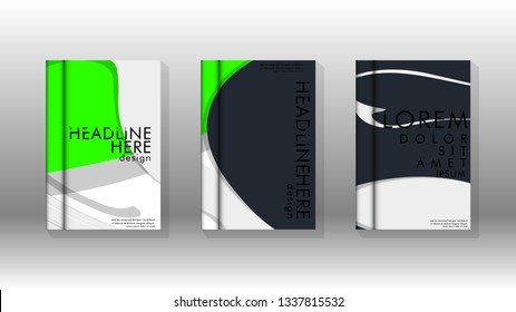 Abstract cover with liquid elements. book design concept. Futuristic business layout. Digital poster template. Design Vector - eps10