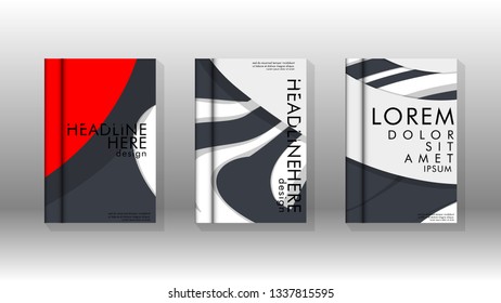 Abstract cover with liquid elements. book design concept. Futuristic business layout. Digital poster template. Design Vector - eps10