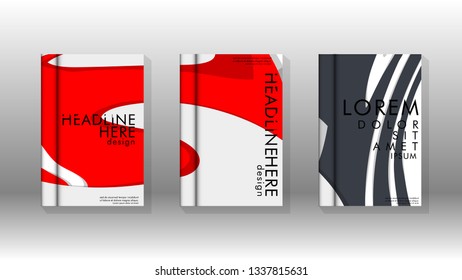 Abstract cover with liquid elements. book design concept. Futuristic business layout. Digital poster template. Design Vector - eps10