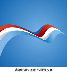 Abstract cover Luxembourg ribbon vector