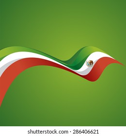 Abstract cover Mexican ribbon vector