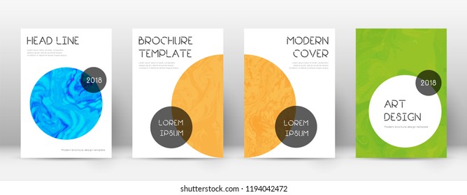 Abstract cover. Mind-blowing design template. Suminagashi marble trendy poster. Mind-blowing trendy abstract cover. Business vector illustration.