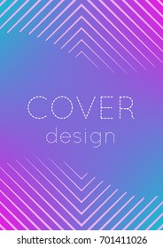 Abstract cover. Minimal trendy vector with halftone gradients. Geometric future template for flyer, poster, brochure and invitation. Minimalistic colorful cover. Abstract EPS 10 illustration.