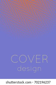 Abstract cover. Minimal trendy vector with halftone gradients. Geometric future template for flyer, poster, brochure and invitation. Minimalistic colorful cover. Abstract EPS 10 illustration.