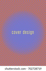 Abstract cover. Minimal trendy vector with halftone gradients. Geometric future template for flyer, poster, brochure and invitation. Minimalistic colorful cover. Abstract EPS 10 illustration.