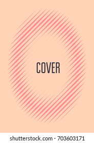 Abstract cover. Minimal trendy vector with halftone gradients. Geometric future template for flyer, poster, brochure and invitation. Minimalistic colorful cover. Abstract EPS 10 illustration.