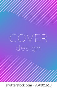 Abstract cover. Minimal trendy vector with halftone gradients. Geometric future template for flyer, poster, brochure and invitation. Minimalistic colorful cover. Abstract EPS 10 illustration.
