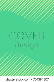 Abstract cover. Minimal trendy vector with halftone gradients. Geometric future template for flyer, poster, brochure and invitation. Minimalistic colorful cover. Abstract EPS 10 illustration.