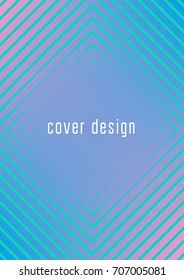 Abstract cover. Minimal trendy vector with halftone gradients. Geometric future template for flyer, poster, brochure and invitation. Minimalistic colorful cover. Abstract EPS 10 illustration.