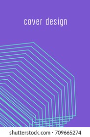 Abstract cover. Minimal trendy vector with halftone gradients. Geometric future template for flyer, poster, brochure and invitation. Minimalistic colorful cover. Abstract EPS 10 illustration.