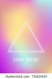 Abstract cover. Minimal trendy vector with halftone gradients. Geometric future template for flyer, poster, brochure and invitation. Minimalistic colorful cover. Abstract EPS 10 illustration.