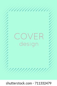 Abstract cover. Minimal trendy vector with halftone gradients. Geometric future template for flyer, poster, brochure and invitation. Minimalistic colorful cover. Abstract EPS 10 illustration.