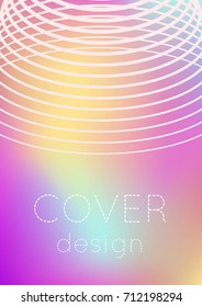 Abstract cover. Minimal trendy vector with halftone gradients. Geometric future template for flyer, poster, brochure and invitation. Minimalistic colorful cover. Abstract EPS 10 illustration.