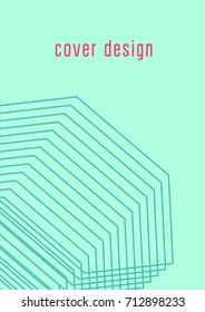 Abstract cover. Minimal trendy vector with halftone gradients. Geometric future template for flyer, poster, brochure and invitation. Minimalistic colorful cover. Abstract EPS 10 illustration.