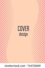 Abstract cover. Minimal trendy vector with halftone gradients. Geometric future template for flyer, poster, brochure and invitation. Minimalistic colorful cover. Abstract EPS 10 illustration.