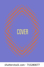 Abstract cover. Minimal trendy vector with halftone gradients. Geometric future template for flyer, poster, brochure and invitation. Minimalistic colorful cover. Abstract EPS 10 illustration.