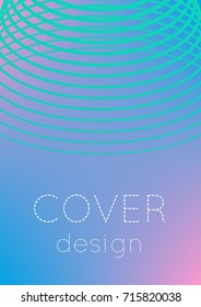 Abstract cover. Minimal trendy vector with halftone gradients. Geometric future template for flyer, poster, brochure and invitation. Minimalistic colorful cover. Abstract EPS 10 illustration.