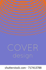 Abstract cover. Minimal trendy vector with halftone gradients. Geometric future template for flyer, poster, brochure and invitation. Minimalistic colorful cover. Abstract EPS 10 illustration.