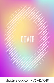 Abstract cover. Minimal trendy vector with halftone gradients. Geometric future template for flyer, poster, brochure and invitation. Minimalistic colorful cover. Abstract EPS 10 illustration.