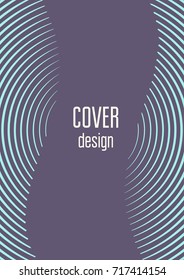 Abstract cover. Minimal trendy vector with halftone gradients. Geometric future template for flyer, poster, brochure and invitation. Minimalistic colorful cover. Abstract EPS 10 illustration.