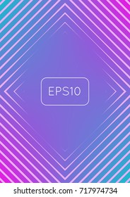Abstract cover. Minimal trendy vector with halftone gradients. Geometric future template for flyer, poster, brochure and invitation. Minimalistic colorful cover. Abstract EPS 10 illustration.
