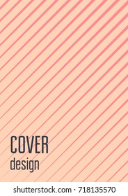 Abstract cover. Minimal trendy vector with halftone gradients. Geometric future template for flyer, poster, brochure and invitation. Minimalistic colorful cover. Abstract EPS 10 illustration.