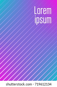 Abstract cover. Minimal trendy vector with halftone gradients. Geometric future template for flyer, poster, brochure and invitation. Minimalistic colorful cover. Abstract EPS 10 illustration.
