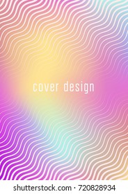 Abstract cover. Minimal trendy vector with halftone gradients. Geometric future template for flyer, poster, brochure and invitation. Minimalistic colorful cover. Abstract EPS 10 illustration.