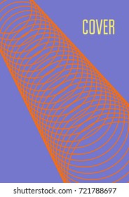 Abstract cover. Minimal trendy vector with halftone gradients. Geometric future template for flyer, poster, brochure and invitation. Minimalistic colorful cover. Abstract EPS 10 illustration.