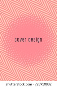 Abstract cover. Minimal trendy vector with halftone gradients. Geometric future template for flyer, poster, brochure and invitation. Minimalistic colorful cover. Abstract EPS 10 illustration.
