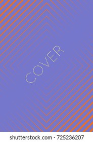 Abstract cover. Minimal trendy vector with halftone gradients. Geometric future template for flyer, poster, brochure and invitation. Minimalistic colorful cover. Abstract EPS 10 illustration.
