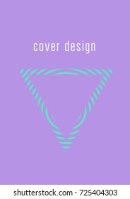 Abstract cover. Minimal trendy vector with halftone gradients. Geometric future template for flyer, poster, brochure and invitation. Minimalistic colorful cover. Abstract EPS 10 illustration.