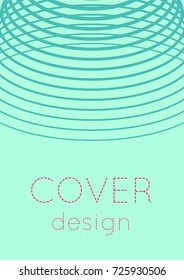 Abstract cover. Minimal trendy vector with halftone gradients. Geometric future template for flyer, poster, brochure and invitation. Minimalistic colorful cover. Abstract EPS 10 illustration.