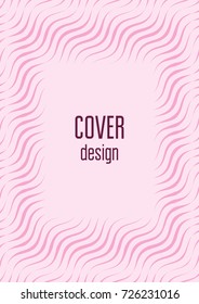 Abstract cover. Minimal trendy vector with halftone gradients. Geometric future template for flyer, poster, brochure and invitation. Minimalistic colorful cover. Abstract EPS 10 illustration.