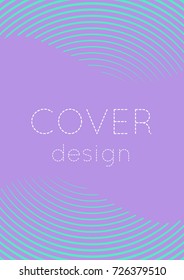 Abstract cover. Minimal trendy vector with halftone gradients. Geometric future template for flyer, poster, brochure and invitation. Minimalistic colorful cover. Abstract EPS 10 illustration.