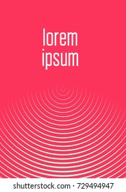 Abstract cover. Minimal trendy vector with halftone gradients. Geometric future template for flyer, poster, brochure and invitation. Minimalistic colorful cover. Abstract EPS 10 illustration.