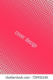 Abstract cover. Minimal trendy vector with halftone gradients. Geometric future template for flyer, poster, brochure and invitation. Minimalistic colorful cover. Abstract EPS 10 illustration.