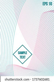 Abstract cover. Minimalistic colorful cover. The future template for decorating the background of albums, business brochures, banner, poster.