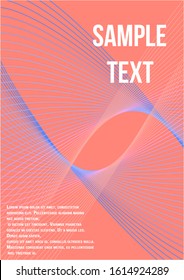 Abstract cover. Minimalistic colorful cover. Geometric future template for flyer, poster, brochure and invitation.