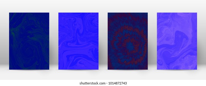 Abstract cover. Modern design template. Admirable suminagashi marble. Pleasant trendy abstract cover. Vector illustration.