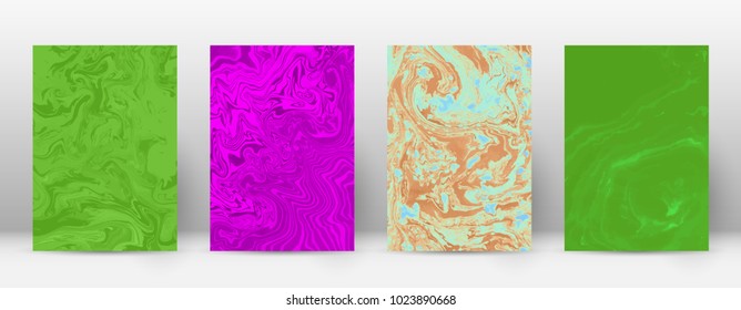 Abstract cover. Modern design template. Adorable suminagashi marble. Immaculate trendy abstract cover. Vector illustration.