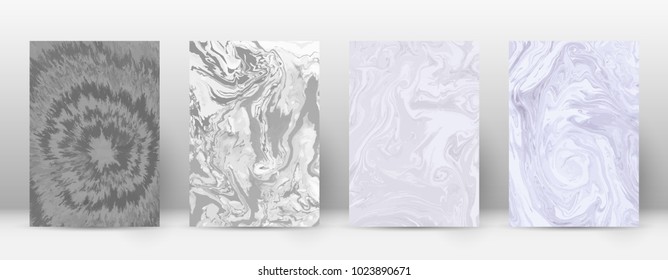 Abstract cover. Modern design template. Adorable suminagashi marble. Valuable trendy abstract cover. Vector illustration.