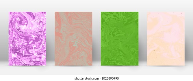 Abstract cover. Modern design template. Admirable suminagashi marble. Magnificent trendy abstract cover. Vector illustration.